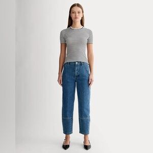 Everlane Women's Utility Barrel Blue Jeans